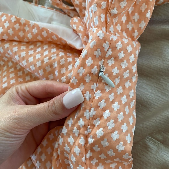Peach Puff Sleeve Bodysuit - Picture 3 of 5